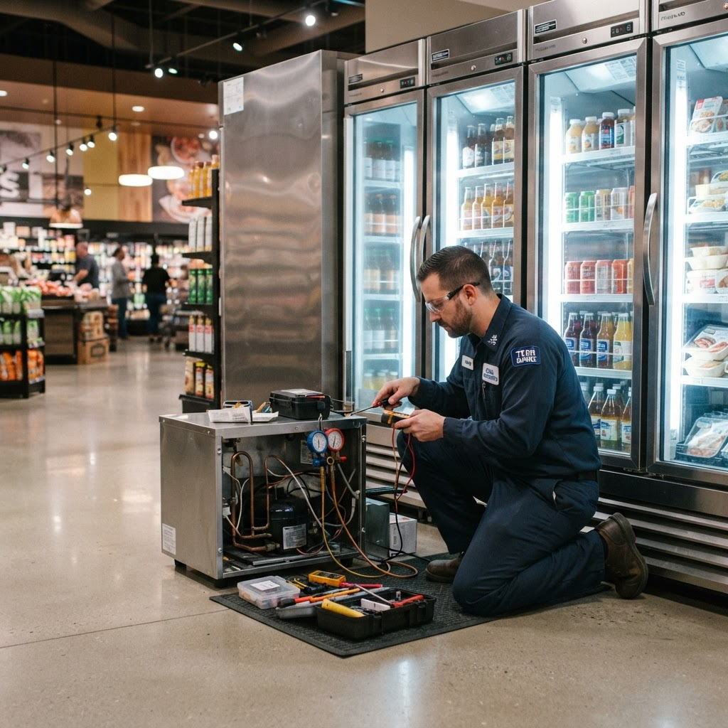 commercial refrigeration display